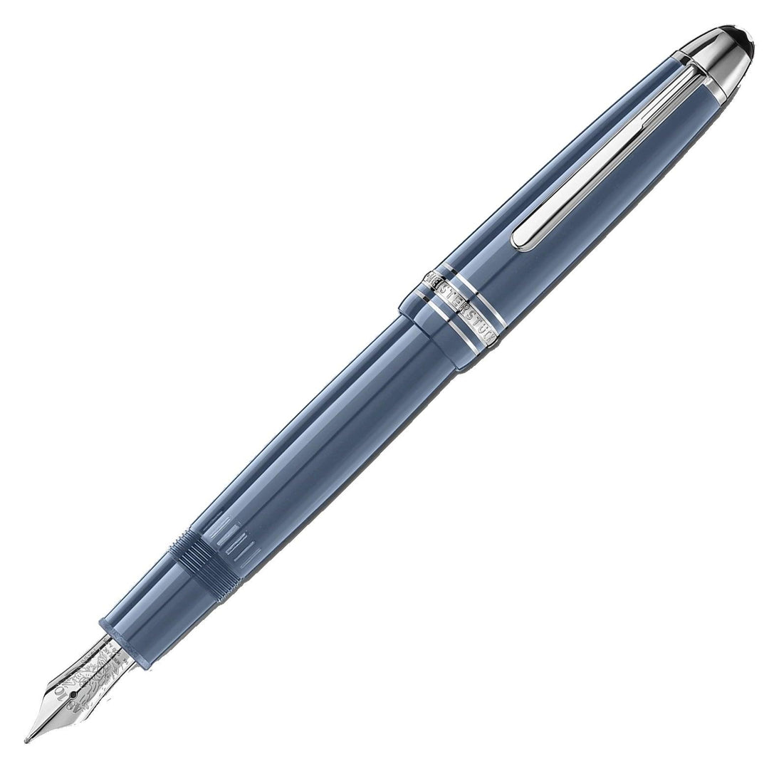 Montblanc stilografica Meisterstück Glacier LeGrand blu punta M 129393 - Capodagli 1937