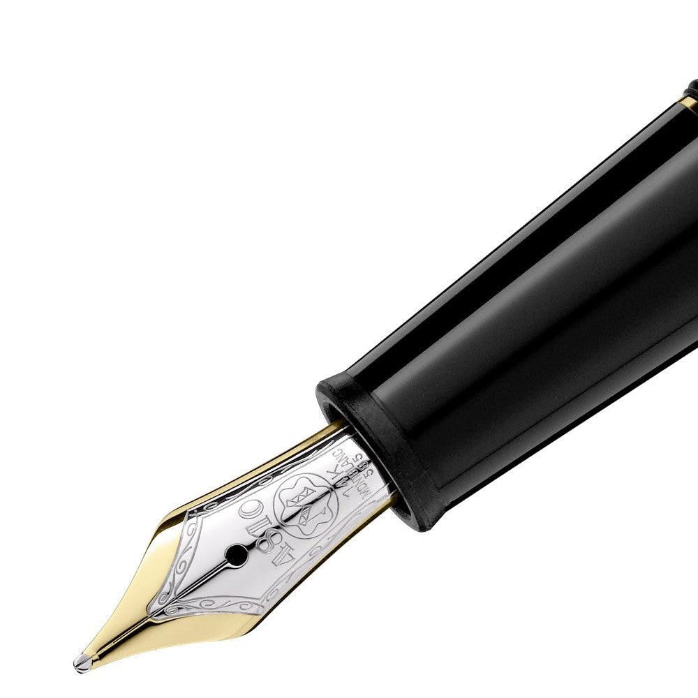 Montblanc stilografica Meisterstück Gold-Coated Classique punta M 106514 - Gioielleria Capodagli