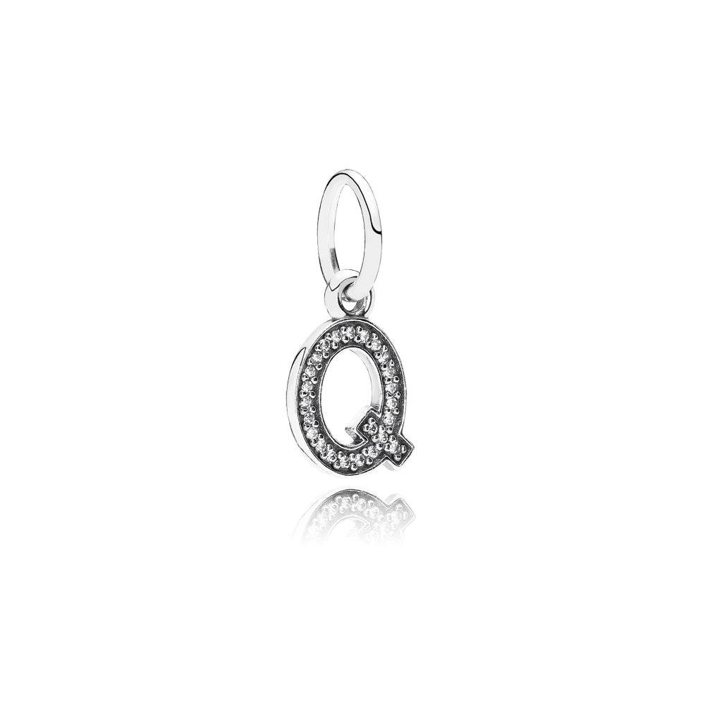 Pandora charm lettera Q argento 925 791329CZ - Gioielleria Capodagli