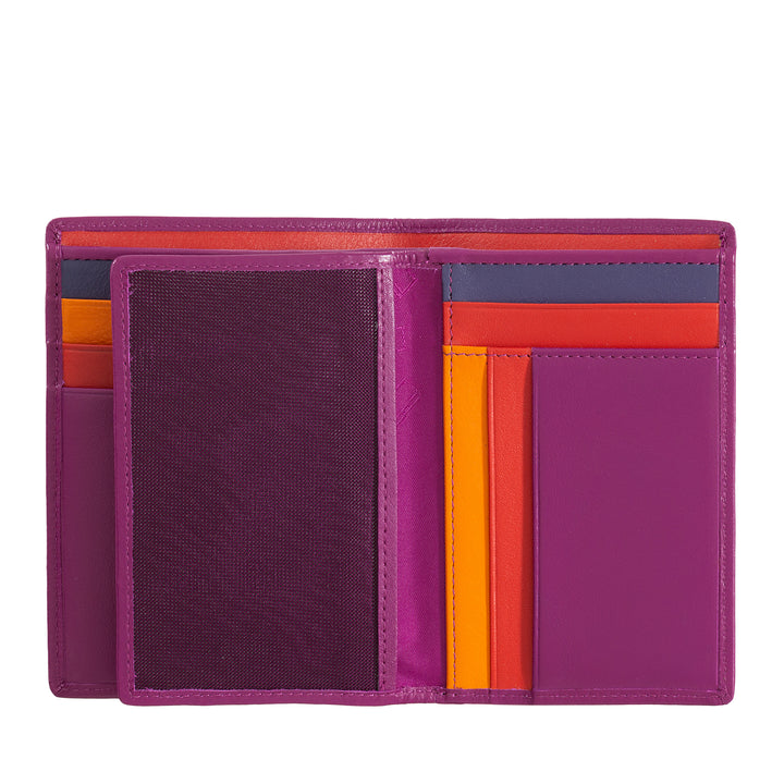 Dudu Men's Wallet for RFID Book en cuir multicolore avec foudre