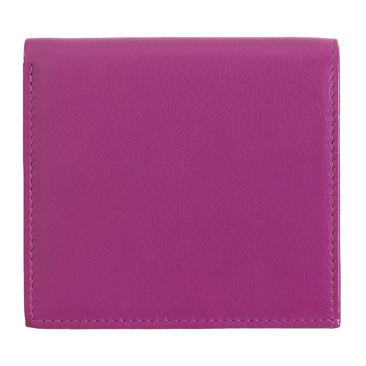 DUDU Multicolor Leather RFID Wallet Card and Coin Holder