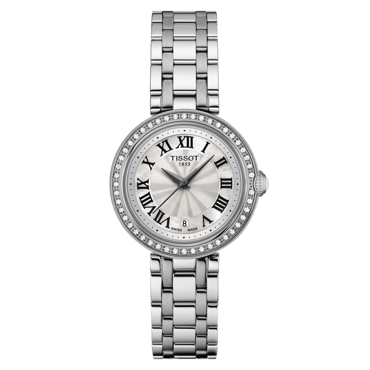 Tissot orologio Bellissima Small Lady 26mm argento diamanti quarzo acciaio T126.010.61.113.00 - Capodagli 1937