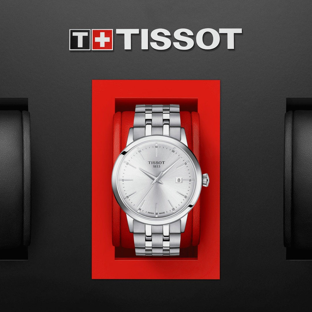 Tissot orologio Classic Dream 42mm argento quarzo acciaio T129.410.11.031.00 - Capodagli 1937