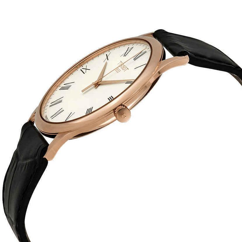 Tissot orologio Excellence 40mm argento quarzo oro rosa 18kt T926.410.76.013.00 - Capodagli 1937