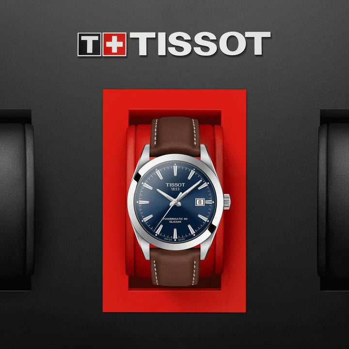 Tissot orologio Gentleman Powermatic 80 Silicium 40mm blu automatico acciaio T127.407.16.041.00 - Capodagli 1937