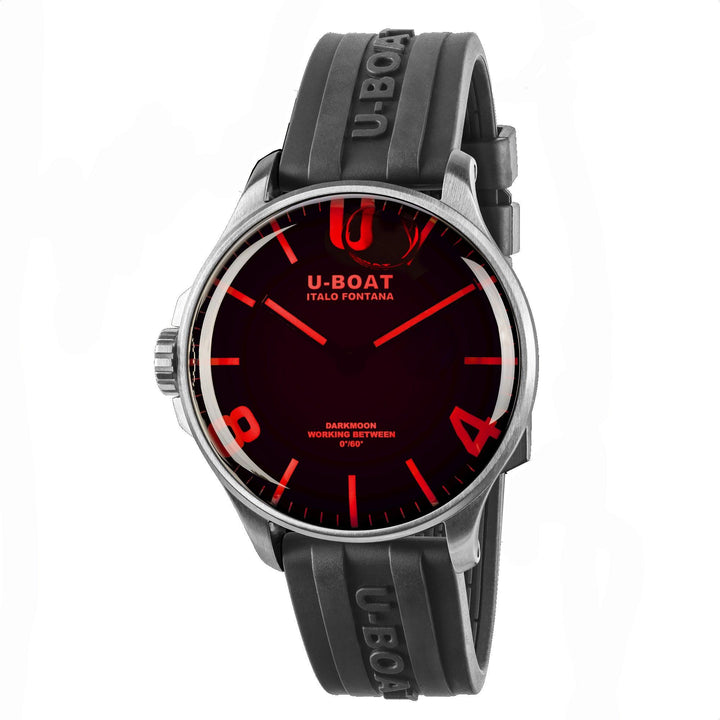 U-BOAT orologio DARKMOON 44mm RED SS quarzo acciaio 8465/A - Capodagli 1937