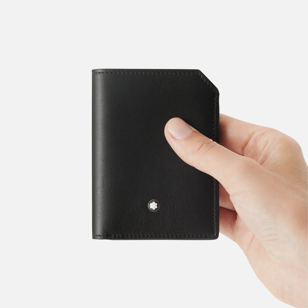 Montblanc mini wallet 4 compartments Meisterst ⁇ ck Selection Soft black 130050