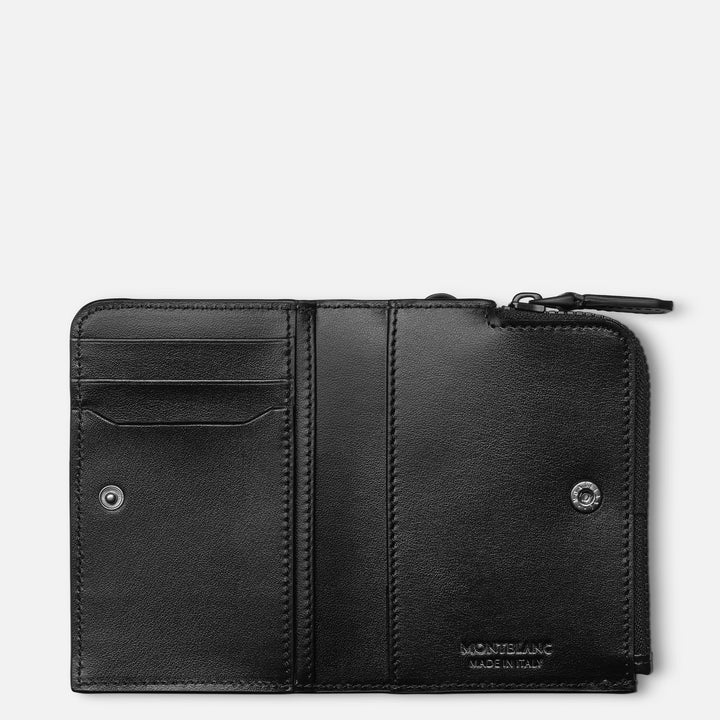 Montblanc porta carte di credito 3 scomparti con cerniera Montblanc Extreme 3.0 nero 129980